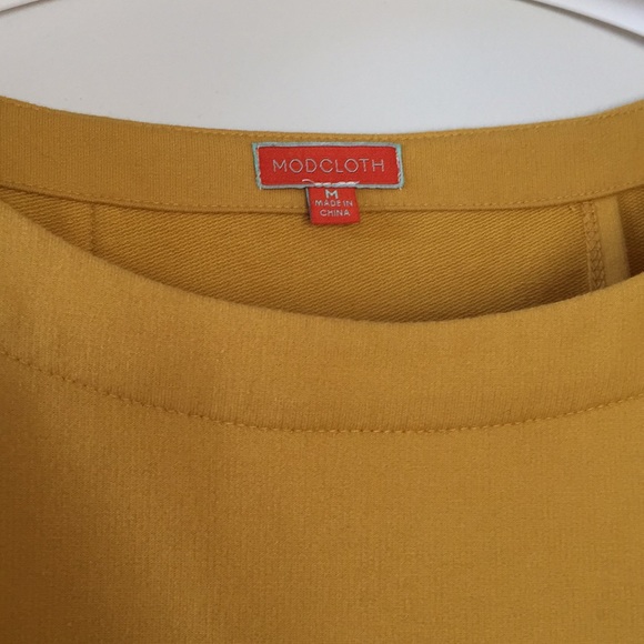 ModCloth Mustard Top - Picture 4 of 7